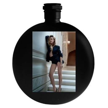 Amber Heard Round Flask