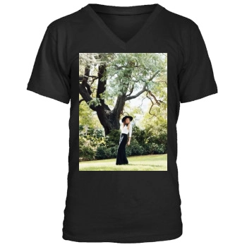 Amber Heard Men's V-Neck T-Shirt