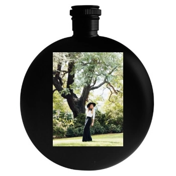 Amber Heard Round Flask