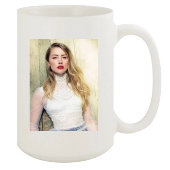 Amber Heard 15oz White Mug