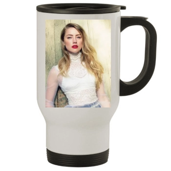 Amber Heard Stainless Steel Travel Mug