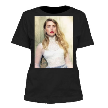 Amber Heard Women's Cut T-Shirt