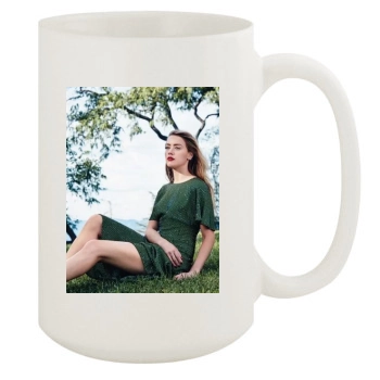 Amber Heard 15oz White Mug