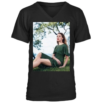 Amber Heard Men's V-Neck T-Shirt