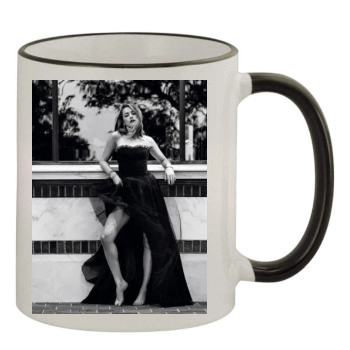 Amber Heard 11oz Colored Rim & Handle Mug