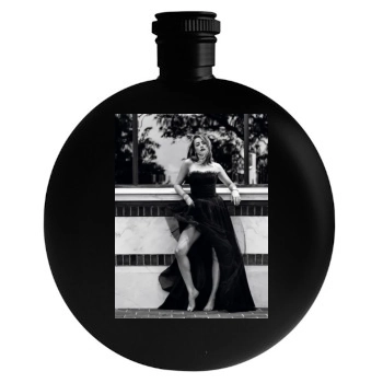 Amber Heard Round Flask