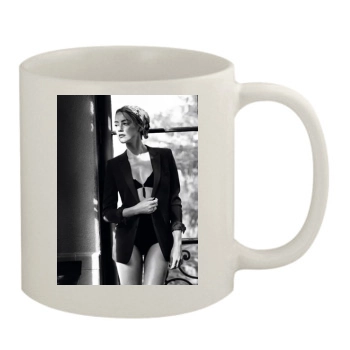 Amber Heard 11oz White Mug