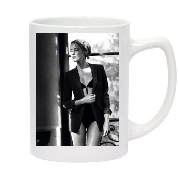 Amber Heard 14oz White Statesman Mug