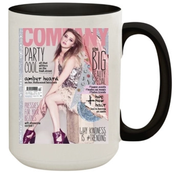 Amber Heard 15oz Colored Inner & Handle Mug