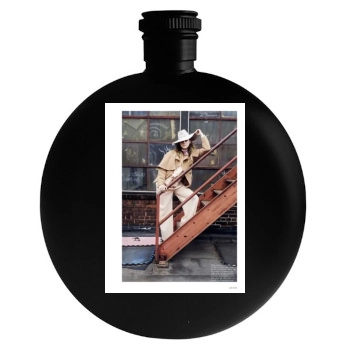 Amber Heard Round Flask