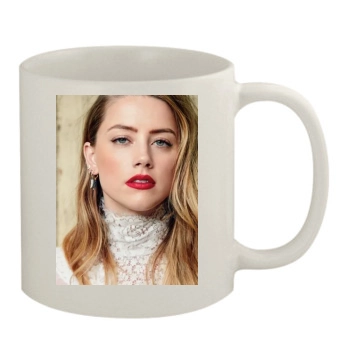 Amber Heard 11oz White Mug