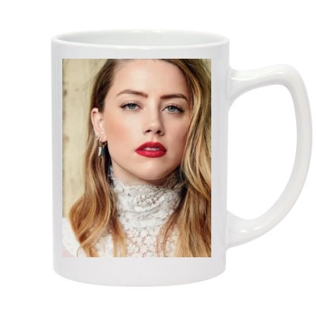 Amber Heard 14oz White Statesman Mug