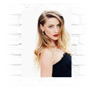 Amber Heard Metal Wall Art