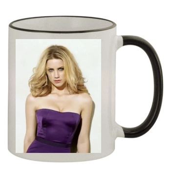 Amber Heard 11oz Colored Rim & Handle Mug