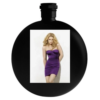 Amber Heard Round Flask