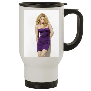 Amber Heard Stainless Steel Travel Mug