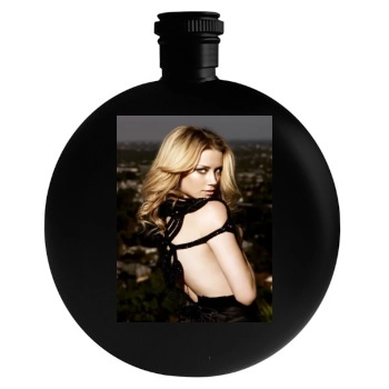 Amber Heard Round Flask