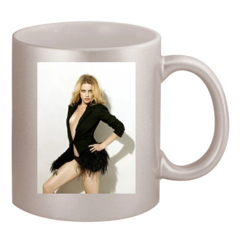 Amber Heard 11oz Metallic Silver Mug