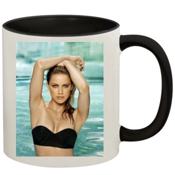 Amber Heard 11oz Colored Inner & Handle Mug