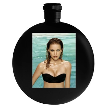 Amber Heard Round Flask