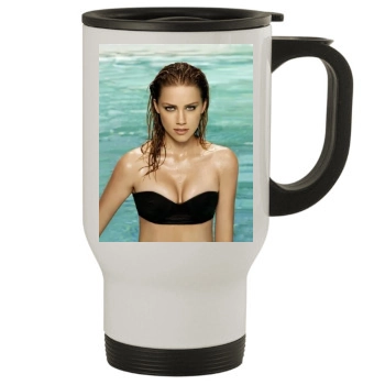 Amber Heard Stainless Steel Travel Mug