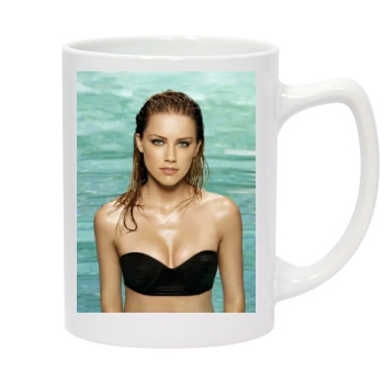 Amber Heard 14oz White Statesman Mug