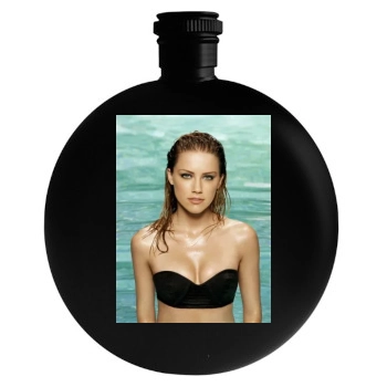 Amber Heard Round Flask