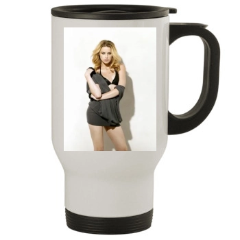 Amber Heard Stainless Steel Travel Mug