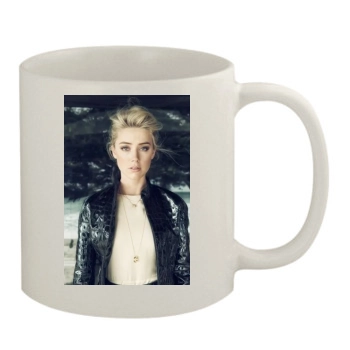 Amber Heard 11oz White Mug