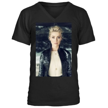 Amber Heard Men's V-Neck T-Shirt