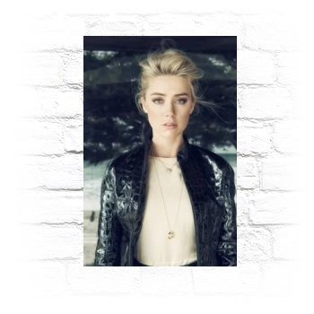 Amber Heard Metal Wall Art