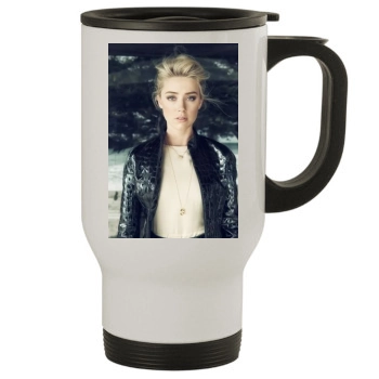 Amber Heard Stainless Steel Travel Mug