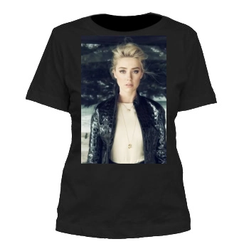 Amber Heard Women's Cut T-Shirt