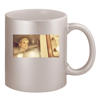 Amber Heard 11oz Metallic Silver Mug