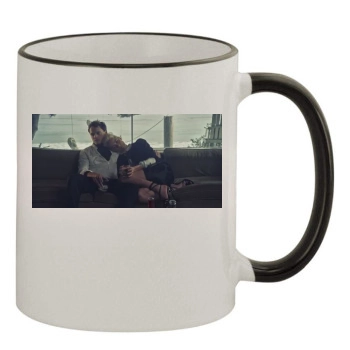 Amber Heard 11oz Colored Rim & Handle Mug