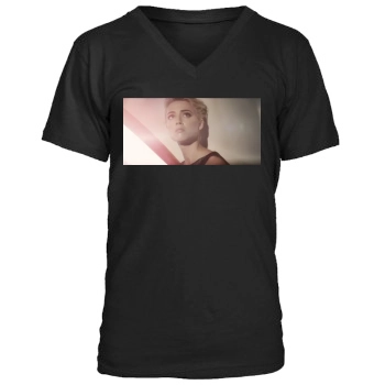 Amber Heard Men's V-Neck T-Shirt