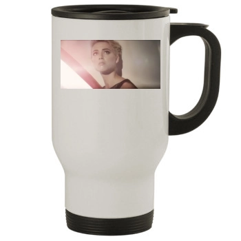 Amber Heard Stainless Steel Travel Mug