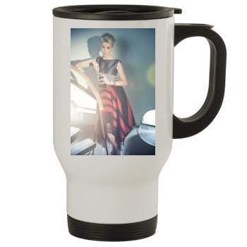 Amber Heard Stainless Steel Travel Mug