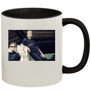 Amber Heard 11oz Colored Inner & Handle Mug