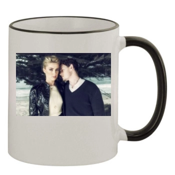 Amber Heard 11oz Colored Rim & Handle Mug