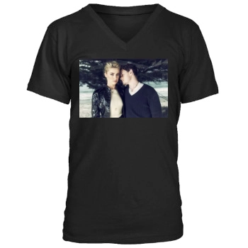 Amber Heard Men's V-Neck T-Shirt