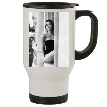 Amber Heard Stainless Steel Travel Mug