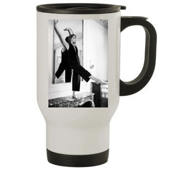 Amber Heard Stainless Steel Travel Mug