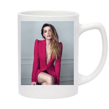 Amber Heard 14oz White Statesman Mug