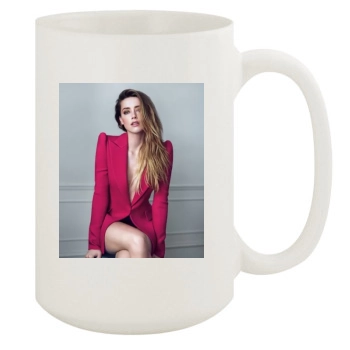 Amber Heard 15oz White Mug