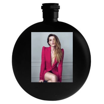 Amber Heard Round Flask