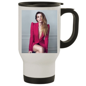 Amber Heard Stainless Steel Travel Mug