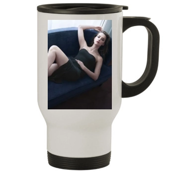 Amber Heard Stainless Steel Travel Mug