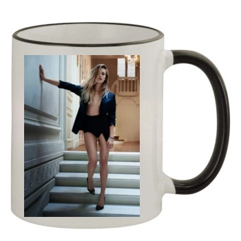 Amber Heard 11oz Colored Rim & Handle Mug