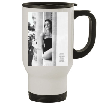 Amber Heard Stainless Steel Travel Mug